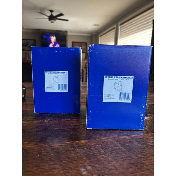 Better Home Products Dark Bronze Towel Ring With Mounting Hardware - Picture 4 of 8